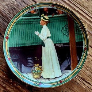 Vintage  Authentic 1986 Norman Rockwell Fine China - "A Mother's Welcome" Plate